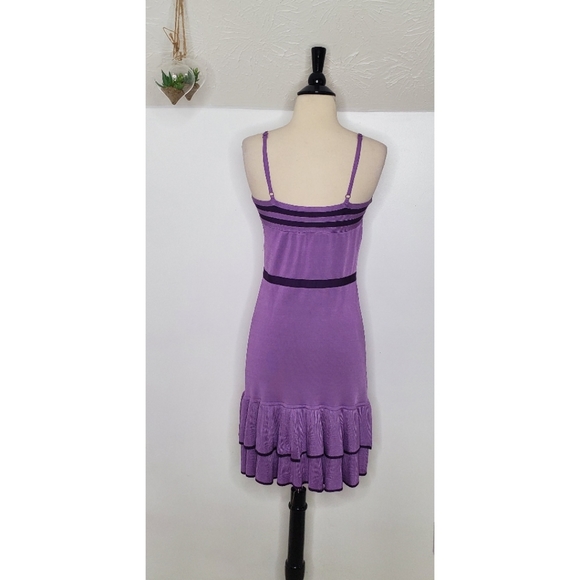 Bebe Purple Stretch Knit Dress - Picture 5 of 8